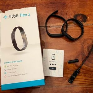 Fitbit Flex 2 and Black Bands